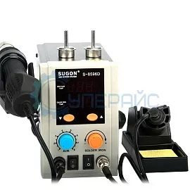 Паяльная станция SUGON S-8596D c двойным дисплеем фото