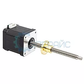 Мотор шаговый UMot 42HSC6401 с винтом Tr8 * 2 (NEMA 17) фото