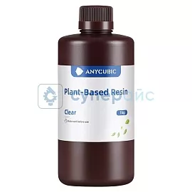 Фотополимер Anycubic ECO Plant-based UV Resin, на растительной основе, прозрачный, 1 кг фото