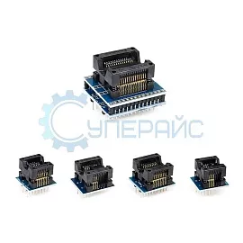 Переходники для программирования микросхем в корпусах SOP8/16/20/28 (5 шт.) фото
