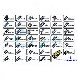 Расширенный набор датчиков и устройств (42 предмета) для Arduino фото