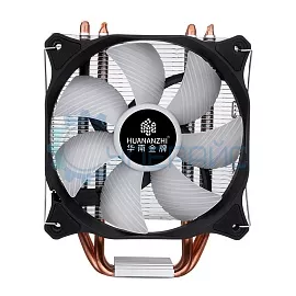 Процессорный кулер HUANANZHI A500, 4 медные тепловые трубки фото