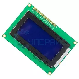 Символьная LCD-матрица 1604A с синей подсветкой фото