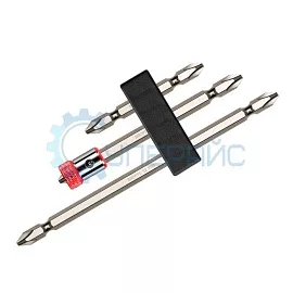 Биты крестовые BROPPE PH2 с магнитным держателем 3 шт фото