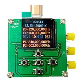 Генератор сигналов на базе SI5351 фото