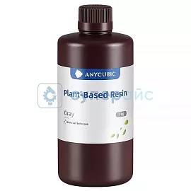 Смола для 3D принтера Anycubic ECO Plant-based UV Resin, на растительной основе, серая, 1 кг фото