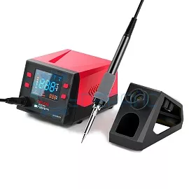 Цифровая паяльная станция Delixi DHGDB70T с регулятором температуры фото