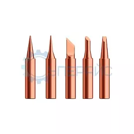 Набор паяльных жал 5 шт медные фото