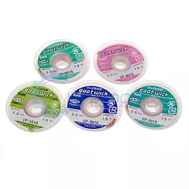 Оплетка для удаления припоя Goot Wick 3мм, 1,5м фото