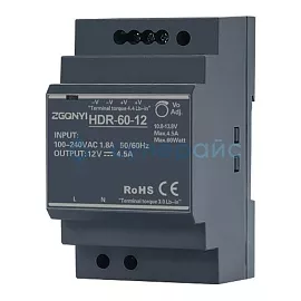 Блок питания на DIN-рейку ZGQNYI HDR-60-12 фото