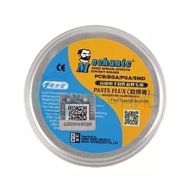 Флюс-паста MECHANIC MCN-UV50 (40 г, в банке) фото