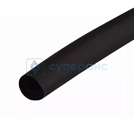 Черная термоусаживаемая трубка 60мм/1м фото