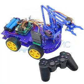 Робот-платформа с манипулятором на шасси MeArm фото