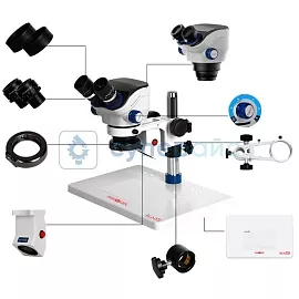Бинокулярный стереомикроскоп Kaisi TX-50E Ver1.2 с дымоуловителем фото