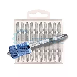 Магнитные крестовые биты GREENER PH2 10 шт фото