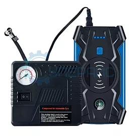 Автомобильное пусковое устройство HELLOLEIBOO JX-13 (12 В/900 А) с компрессором фото