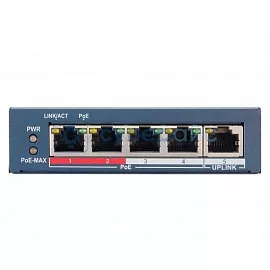 Коммутатор сетевой HiWatch DS-S504GP фото