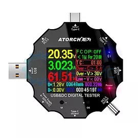 Тестер USB 3.0 Juwei Atorch UD18 с Bluetooth фото