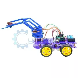 Робот-манипулятор на шасси MeArm с контроллером, совместимым со средой Arduino фото