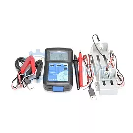 Тестер сопротивления аккумуляторов YAOREA YR1030+ с щупами, зажимами Кельвина и держателем аккумулятора фото