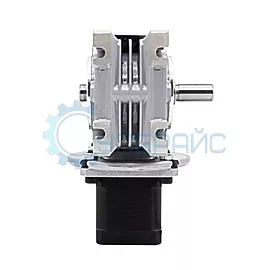 Электродвигатель шаговый с червячным редуктором UMot 42HSC6403 (1:25) с односторонним валом фото