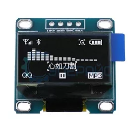 OLED дисплей 0.96 дюйма 128x64, I2C IIC, белый, модуль для Arduino фото