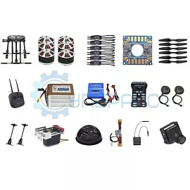 Набор для сборки гексакоптера ZD850 с аппаратурой радиоуправления T10 и полётным контроллером PIX 2.4.8 фото