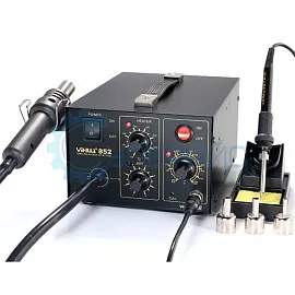 Термовоздушная паяльная станция YIHUA-852 (компрессорная) (2 в 1) с паяльником фото