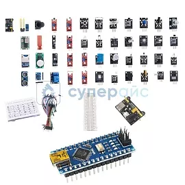 Набор 45 в 1 с Arduino-совместимым контроллером Nano фото