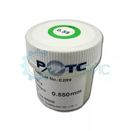 BGA шарики припоя для реболлинга 0,55 мм. 250000 шт. фото