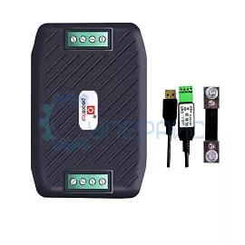 Вольтамперметр Peacefair PZEM-017 с шунтом 100А и конвертером USB - RS-485 фото