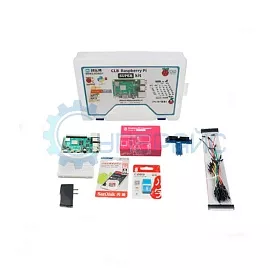 Набор Raspberry Pi 4B 2GB RAM с макетной платой и кейсом фото