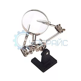 Зажим для пайки Jixingda с лупой фото