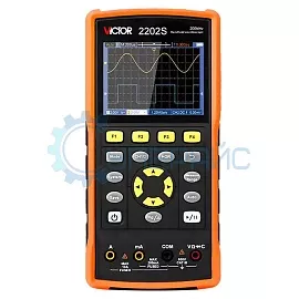 Осциллограф портативный Victor 2202S с генератором сигналов фото