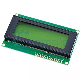 Символьный LCD дисплей 2004A 20x4 с зеленой подсветкой фото