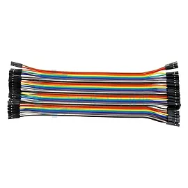 Набор соединительных проводов F/F «мама-мама» (30 см, 40 шт) фото