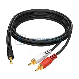 Кабель Jack 3,5 - RCA x2 (1,5 м) фото