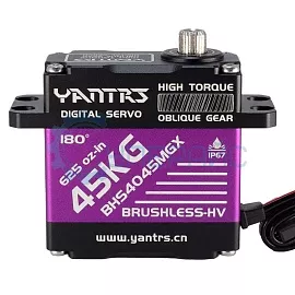 Сервомотор YANTRS BHS4045MGX (180°, 45 кг*с*см) водонепроницаемый фото
