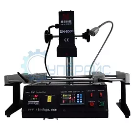 ИК паяльная станция Dinghua IR6500 (DH-A01R) с автоматической пайкой SMT, BGA, CSP по термопрофилю в режиме обратной связи ф