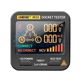 Тестер розеток ANENG AC11 фото