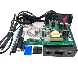 Набор для сборки паяльной станции QUICKO T12-951 с обновленным контроллером, блоком питания и корпусом фото