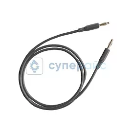 Банан-банан сечение 2,5мм 1 метр черный фото