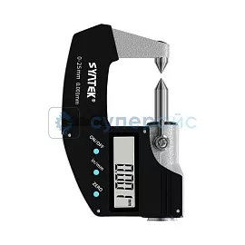 Микрометр Syntek 0-25 мм с заостренной головкой фото