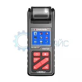 Тестер аккумуляторных батарей Konnwei KW720 со встроенным принтером фото