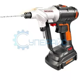 Дрель-шуруповерт с двумя патронами и сумкой фото