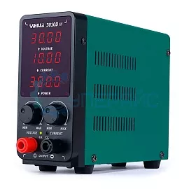 Лабораторный блок питания с цифровым дисплеем YIHUA 3010D-III (30 В, 10 А, 300 Вт) фото