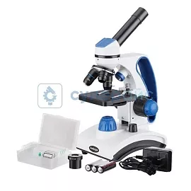 Монокулярный учебный микроскоп AmScope M162C-2L-PB10-V287 фото