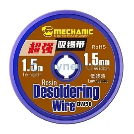 Оплетка для выпайки MECHANIC DW50 1,5 мм, 1,5 м фото