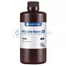 Смола фоточувствительная Anycubic ABS-Like Resin V2, черная, 1 кг фото