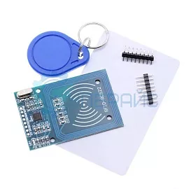 RFID-модуль RC522 с RFID-ключом и пластиковой картой фото
